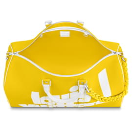 Louis Vuitton-LV Keepall bandouliere 50 With chain-Yellow