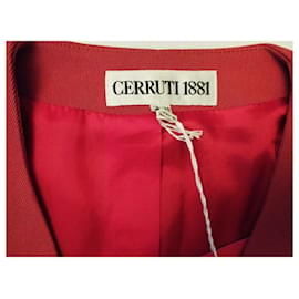 Cerruti 1881-CERRUTI  VESTE   TRENDY SOUPLE 3 BOUTONS T 40/42-Rouge