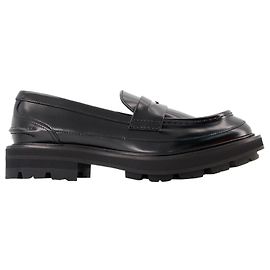 Slipper – Alexander Mcqueen – Schwarz – Leder Schwarz