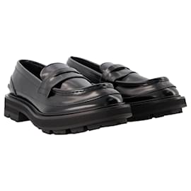 Alexander Mcqueen-Loafers - Alexander Mcqueen -  Black - Leather-Black