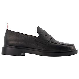 Pennyloafer - Thom Browne - Schwarz - Leder Schwarz