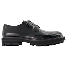 Alexander Mcqueen-Oversize Flat Shoes - Alexander Mcqueen -  Black - Leather-Black