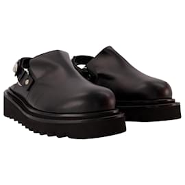 Toga Pulla-AJ1249 Flat Shoes - Toga Virilis - Black - Leather-Black