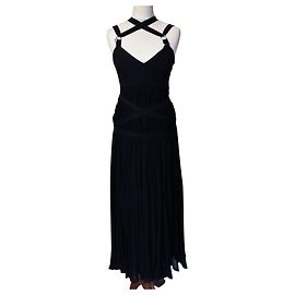 Cerruti 1881 Cerruti Kleid Nahtkleid multi lacage segeln waffel t 36 Schwarz