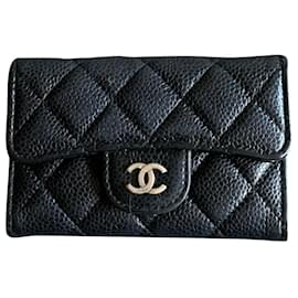 Chanel-Timeless Classique card wallet-Black