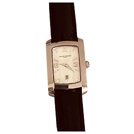 Relógio Baume & Mercier Hampton Aço Branco Branco
