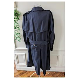 Burberry-Trench Burberry-Navy blue
