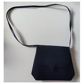 Yves Saint Laurent-YSL Cross Body Bag-Azul marinho