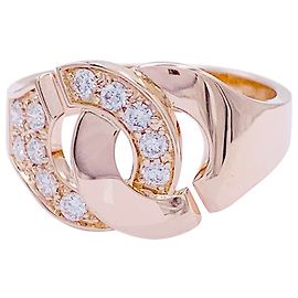 Dinh Van ring, "Handcuffs R12", Rose gold, diamants. Other