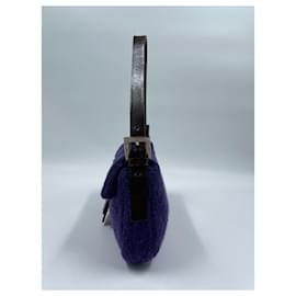Fendi-Baguette Fendi en laine violette-Violet