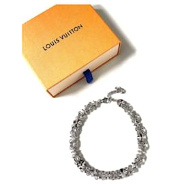 Japan Used Necklace]Louis Vuitton Pandantif Silver Lockit Slv