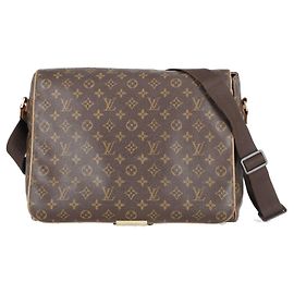 Sac Messenger Louis Vuitton Monogram Abbesses en Toile Marron Autre