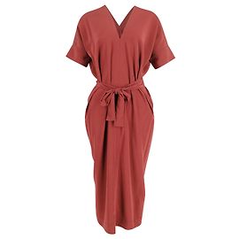Marc by Marc Jacobs VESTIDO CAFTÁN CON CINTURÓN CO Burdeos