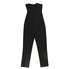 Mono bustier Theory de lana negra Negro