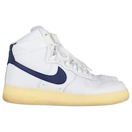 Nike-Nike Air Force 1 High By You in Pelle Bianca - 44-Altro