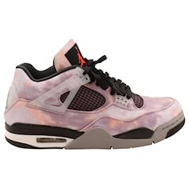 Autre Marque-Nike Air Jordan 4 Retro Zen Master High Top Sneakers in Amethyst Canvas Size EU 45-Other,Python print