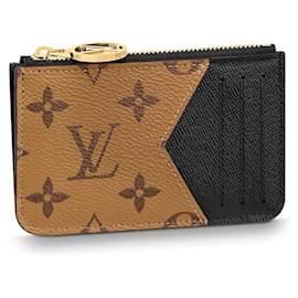 Louis Vuitton-Porte-cartes LV Romy inversé-Marron