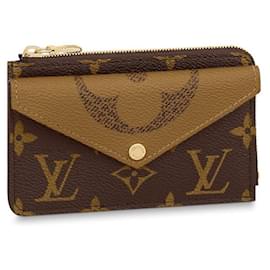 Louis Vuitton-Tarjetero LV Recto Verso-Castaño