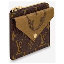 Louis Vuitton-Portacarte LV Recto Verso-Marrone
