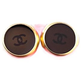 Orecchini rotondi Chanel dorati D'oro