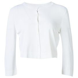 Alaïa cardigã de viscose (Off white) Branco