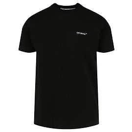Off White Camiseta estampada de seta Caravaggio off-white Preto
