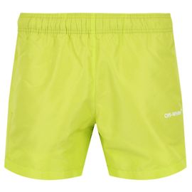 Off White Off-White Single Arrow Swim Shorts Green
