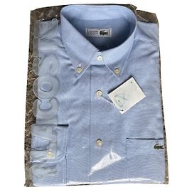 Lacoste Camicia classica da casinò azzurra Blu chiaro
