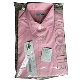 Lacoste-Camisa Lacoste Clássica-Rosa