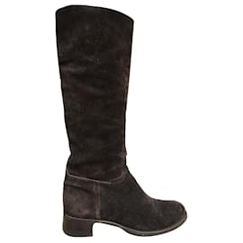 Prada-Prada boots p 39-Dark brown