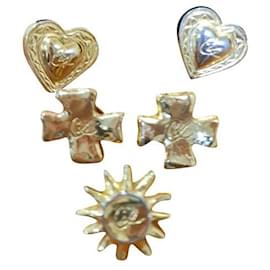 Christian Lacroix-5 Brooches/pins Christian Lacroix by Arthus Bertrand.-Golden