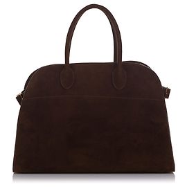 Margaux en daim marron The Row 15 Marron Marron foncé
