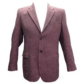 NEW GIVENCHY MEN JACKET 48 M IN BURGUNDY WOOL NEW BURGUNDY WOOL JACKET Dark red