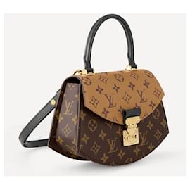 Louis Vuitton-LV Tilsitt monogram handbag-Brown