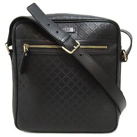 Gucci Sac messager à strass 201000 Noir