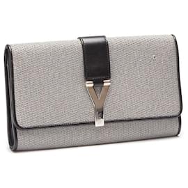 Yves Saint Laurent-Pochette Chyc 265701-Argenté