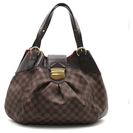 Louis Vuitton-Damier Ebene Sistina GM N41540-Brown