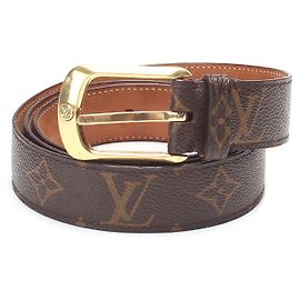 Louis Vuitton Cinturón Monogram Ellipse M6919 Castaño
