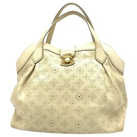 Louis Vuitton Monogram Mahina Cirrus PM M93818 Beige