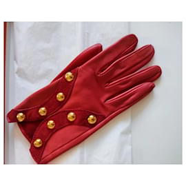 Hermès-Hermès Gloves-Red