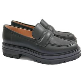 Gianvito Rossi Mocassini Argo Nero