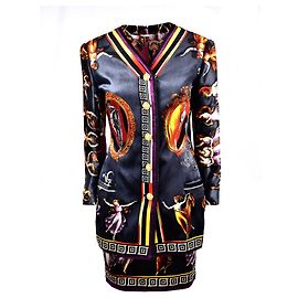 Gianni Versace Terno de saia Multicor