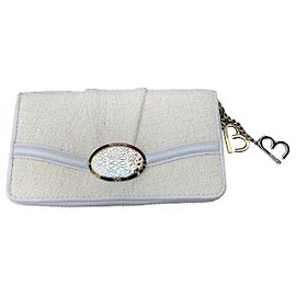 Carteira Sublime Lancel Brigitte Bardot BB em caixa e dustbag Cru Hardware prateado