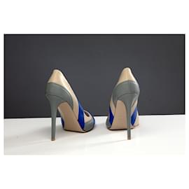 Le Silla-Heels-Blue,Grey,Cream