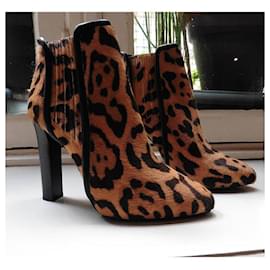 Roberto Cavalli-ankle boots-Stampa leopardo