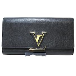Louis Vuitton-Louis Vuitton Portefeuille capucines-Black