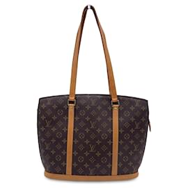 Louis Vuitton-Vintage Monogram Canvas Babylone Tote Bag-Brown