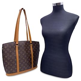 Louis Vuitton-Vintage Monogram Canvas Babylone Tote Bag-Brown