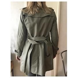 Burberry-Coats, Outerwear-Olive green