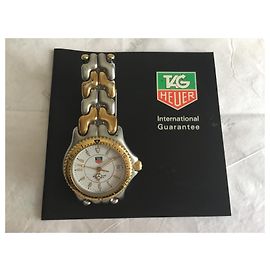 Tag Heuer Uhr Silber Acryl Silber Hardware